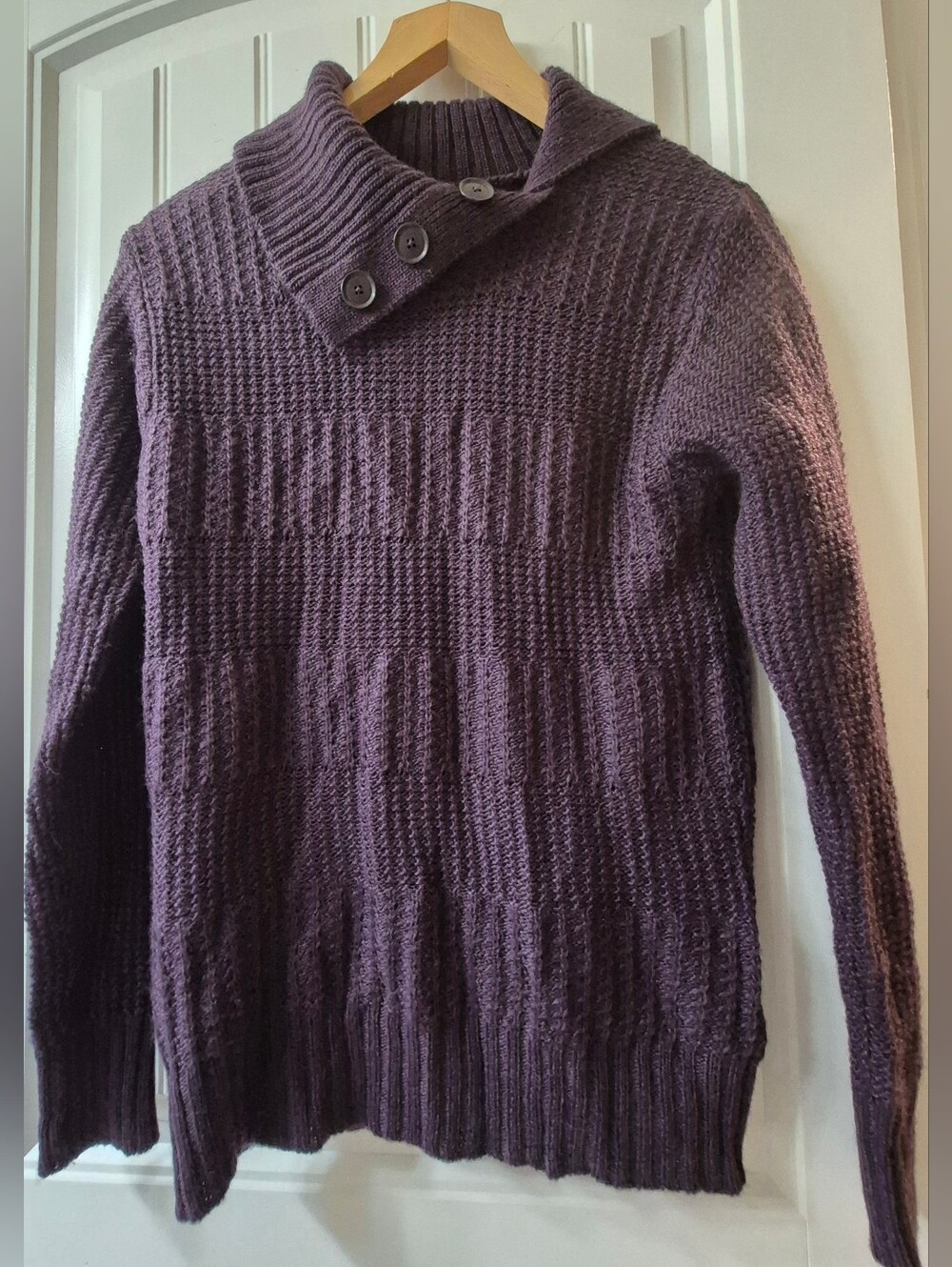 Womens Nicole Miller Wool Blend Cowl Neck Sweater Size Medium